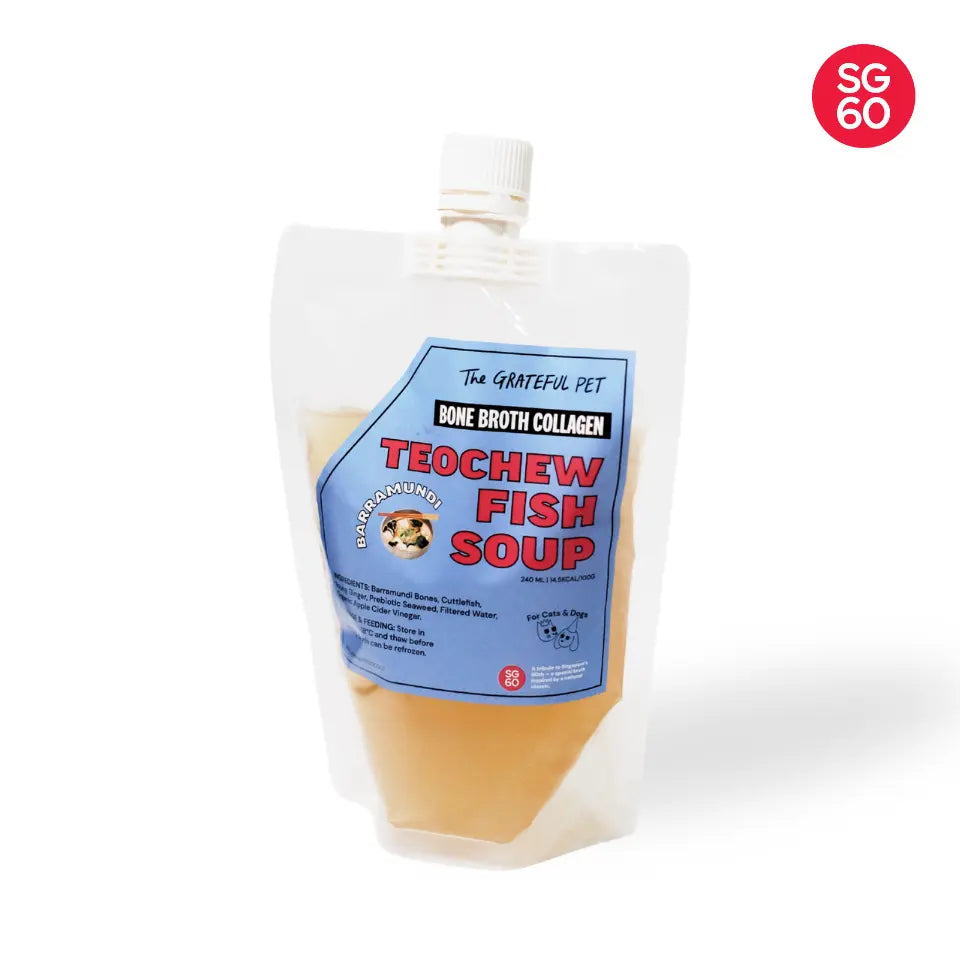 Teochew Fish Soup Bone Broth Collagen for Dogs Cats – The