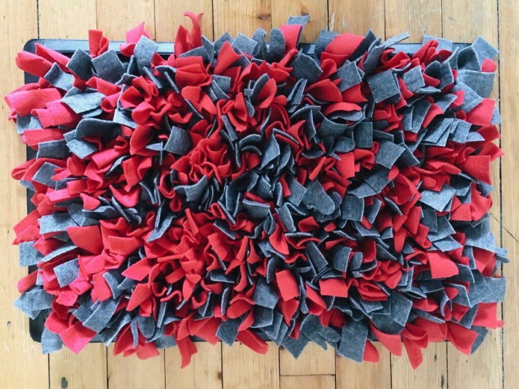 Homemade snuffle mat best sale