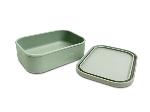 Keep Fresh Box - Sage: Silicone Container for Pet Food – The Grateful Pet