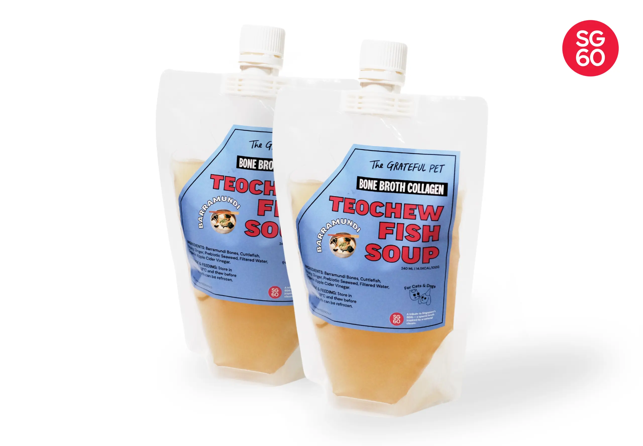 SG60 Teochew Fish Soup Bone Broth Collagen Pouches